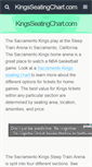 Mobile Screenshot of kingsseatingchart.com